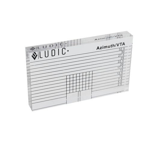 Ludic Azimuth Tonearm VTA Cartridge Ruler