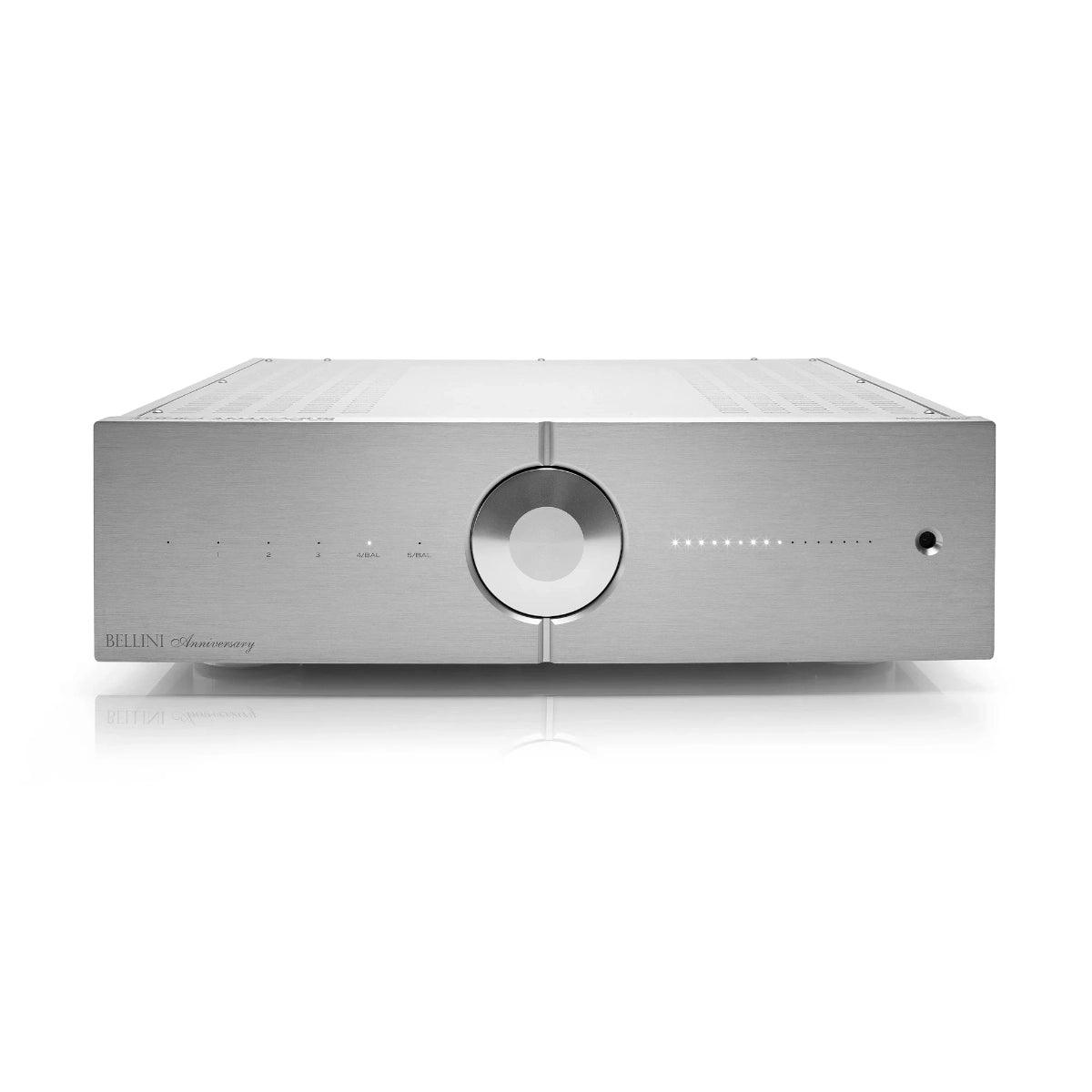 An image of Audio Analogue's Bellini Anniversary preamplifier in Silver finish.