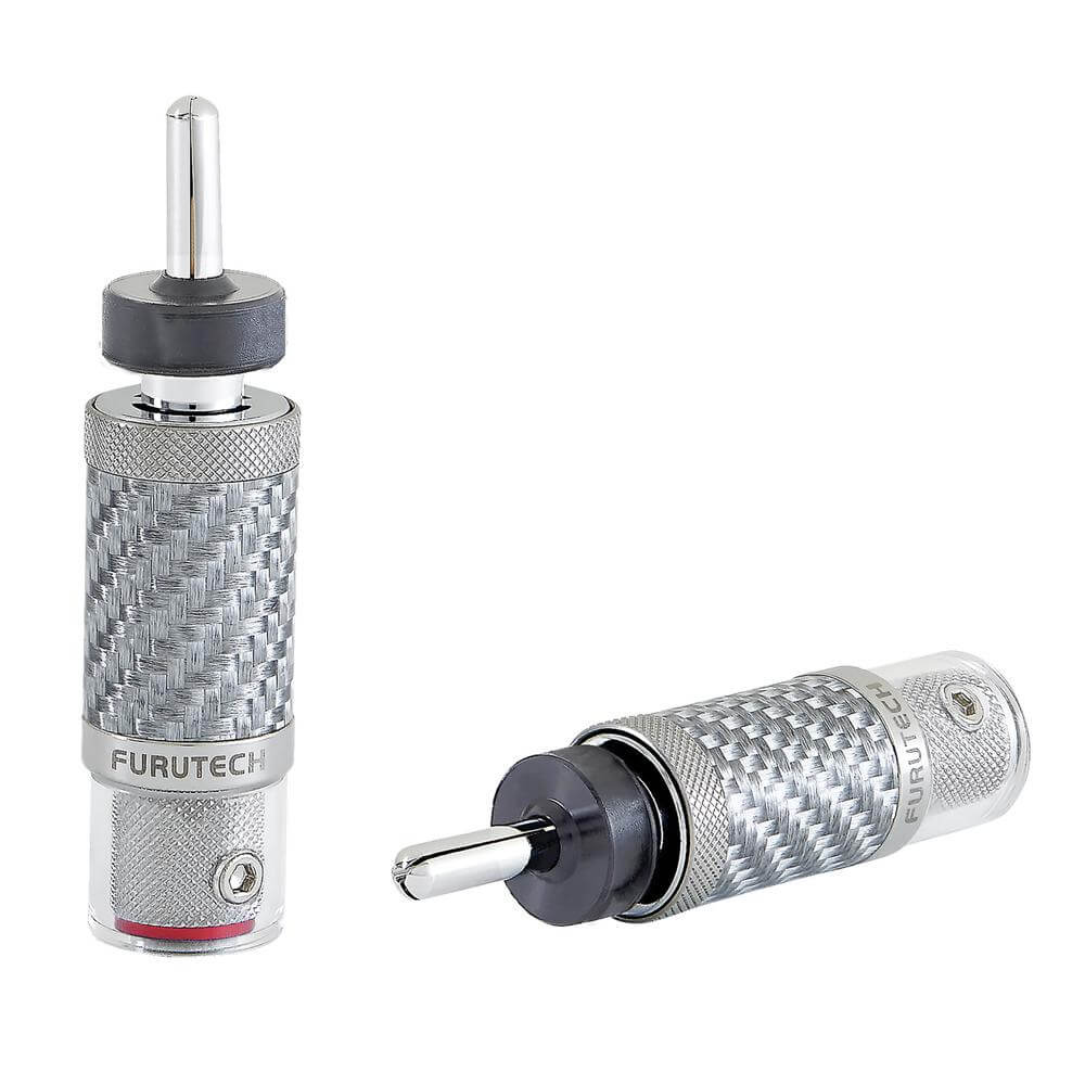 Furutech CF-202-NCF-PLUS(R) Banana Plug α-Copper Conductor (set of 2)