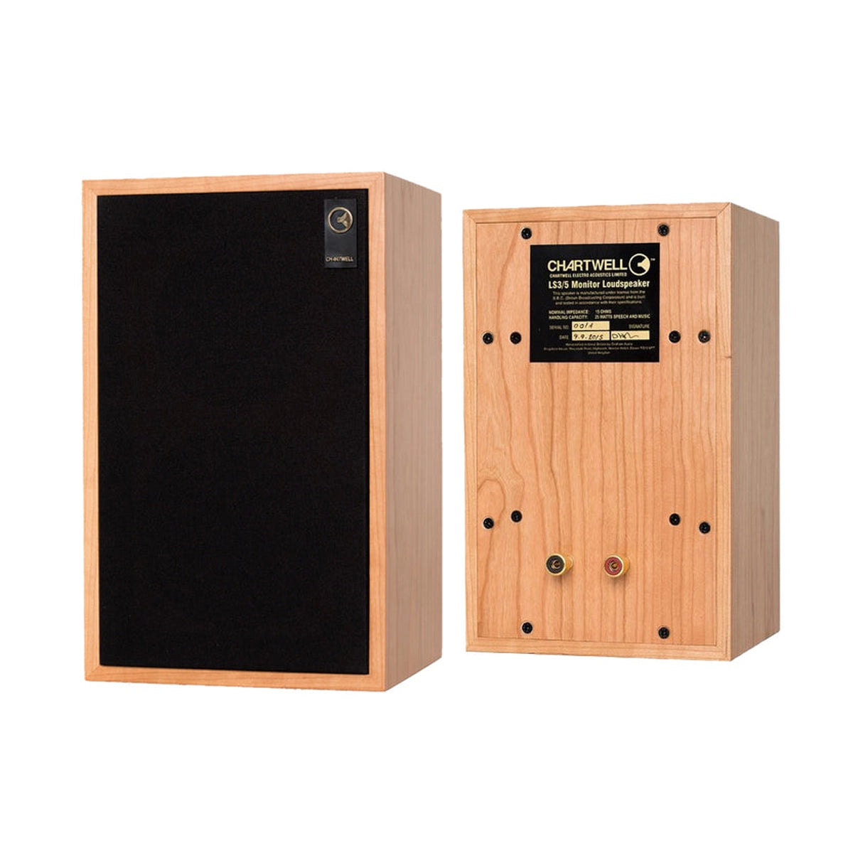 Graham Audio Chartwell LS3/5 Passive Monitor Loudspeakers (stand not included)