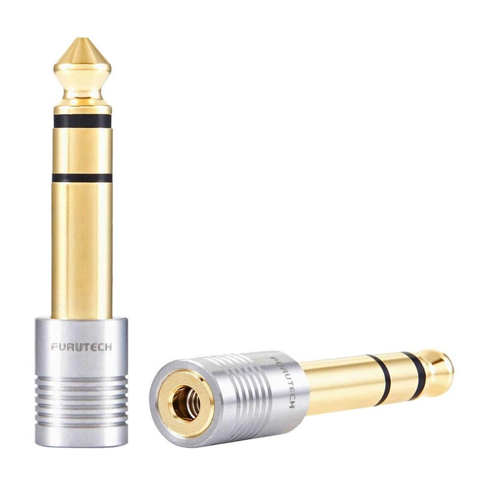 Furutech F63-S(R)/(G) High Performance 3.5mm - 6.3mm Headphone Adaptor (each)