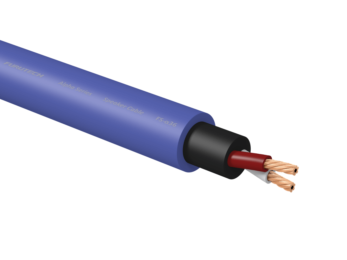 Furutech FS-α36 α (Alpha) OCC Speaker Cable (per metre)