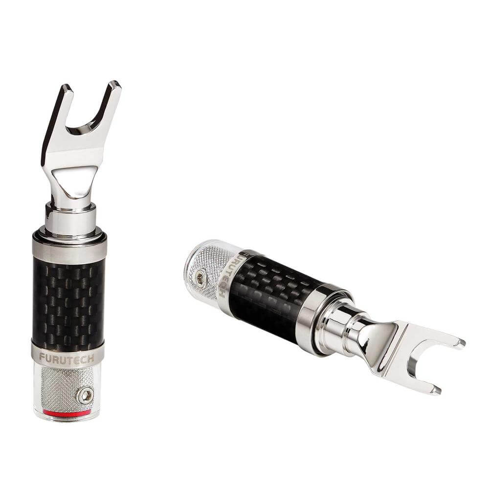 Furutech CF-201-N1(R) Reference Spade Connector α-Copper Conductor (set of 2)