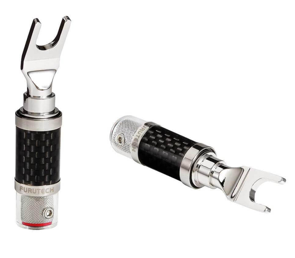 Furutech CF-201-N1(R) Reference Spade Connector α-Copper Conductor (set of 2)