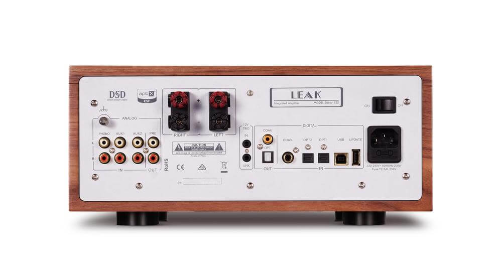 LEAK Stereo 130 Integrated Amplifier - Walnut