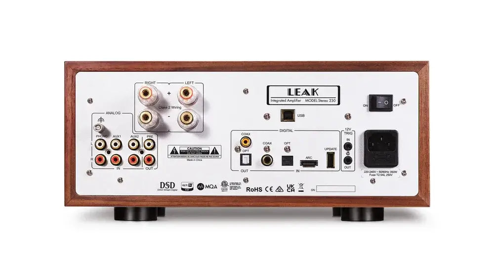 LEAK Stereo 230 Integrated Amplifier - Walnut