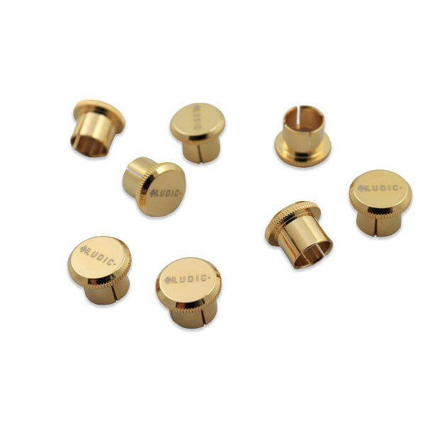 Ludic Noise Stoppers RCA (8pcs) Gold