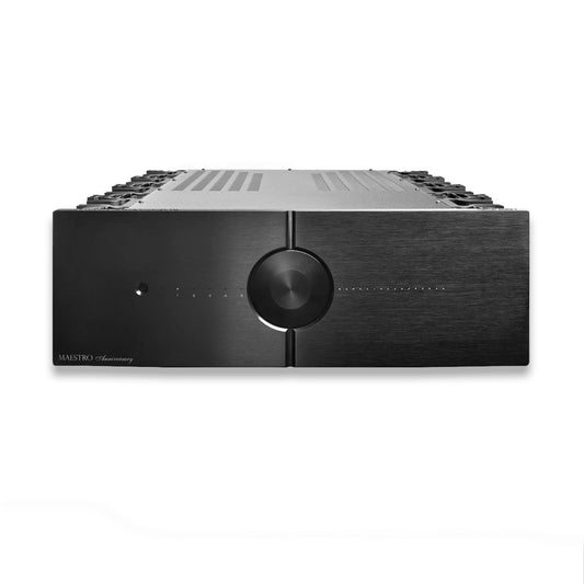 An image of Audio Analogue's Maestro 150W Integrated Amplifier in black finish, RR Version.