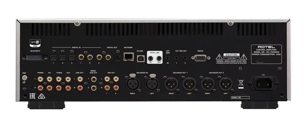 Rotel RC-1590 MKII Stereo Preamplifier