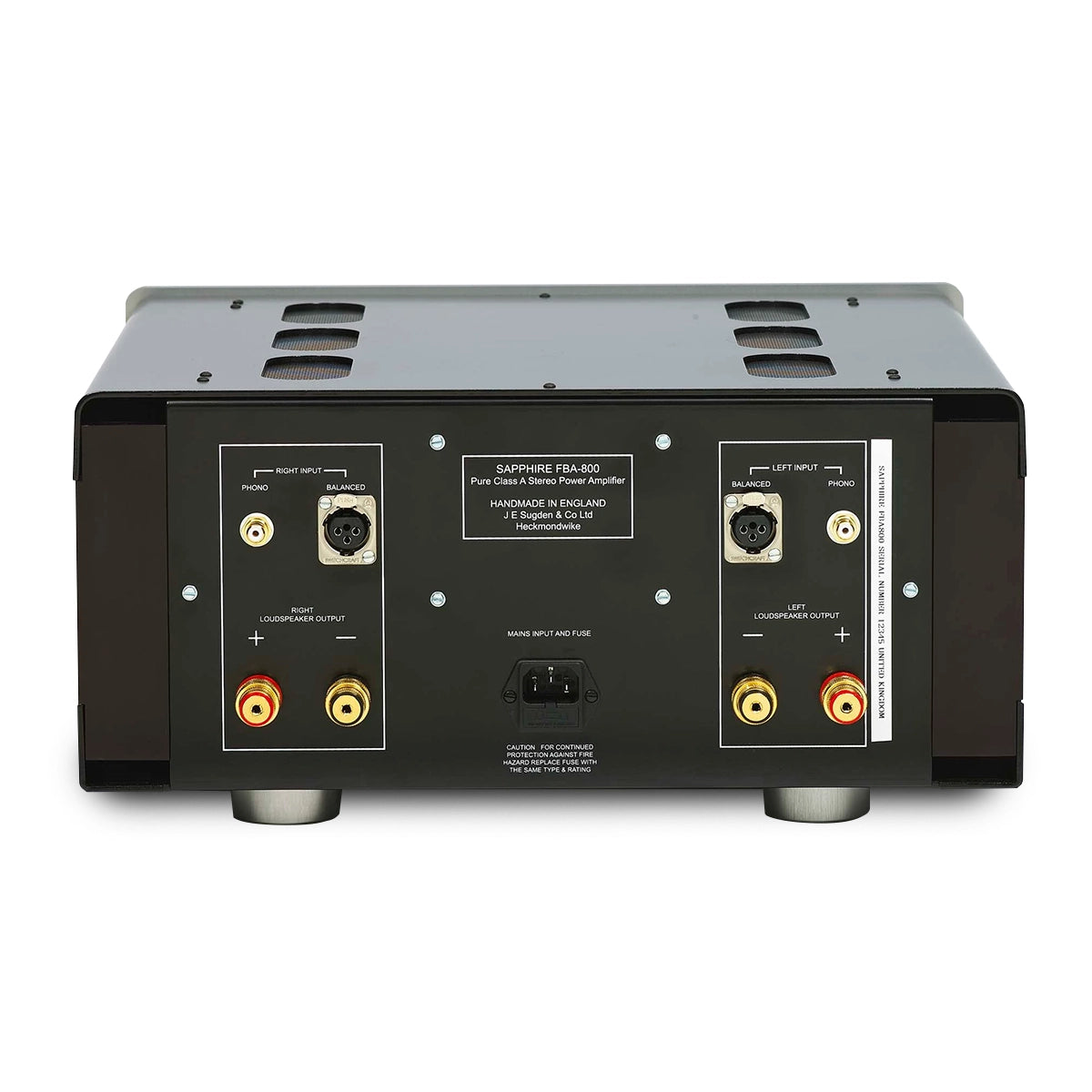 Sugden Sapphire FBA-800 Pure Class A Power Amplifier