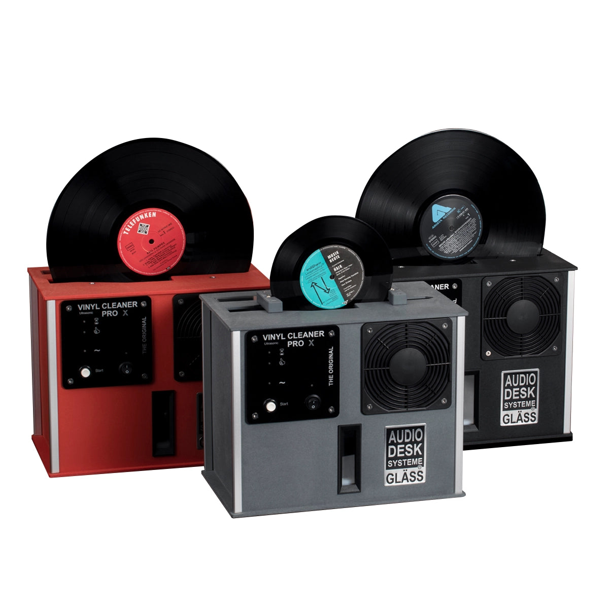 Audio Desk Systeme Gläss Ultrasonic Vinyl Cleaner PRO X
