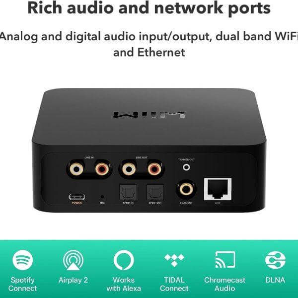 WiiM Pro Plus Wireless Audio Streamer AirPlay 2 & Chromecast