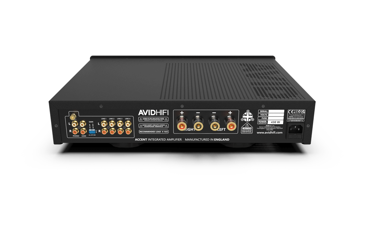 AVID ACCENT™ Integrated Amplifier - Black or Silver