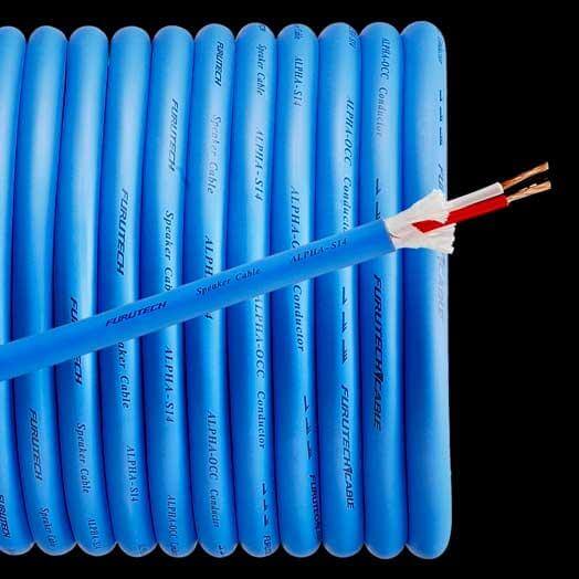 Furutech Alpha-S14 High Performance α-OCC (15AWG) Speaker Cable (per metre)