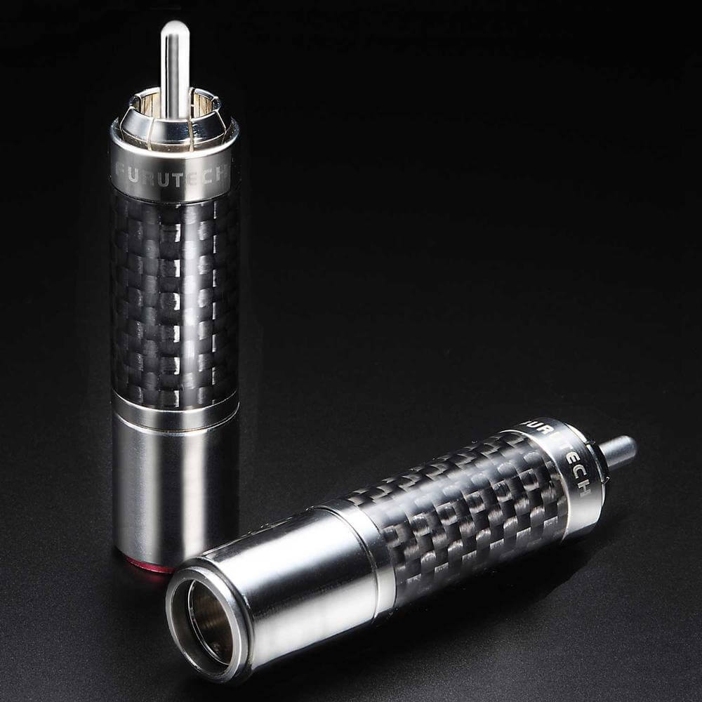 Furutech CF-102(R) Carbon Fibre Series RCA Connector (set of 2)