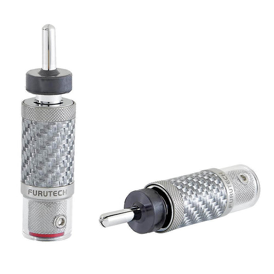 Furutech CF-202-NCF-PLUS(R) Banana Plug α-Copper Conductor (set of 2)