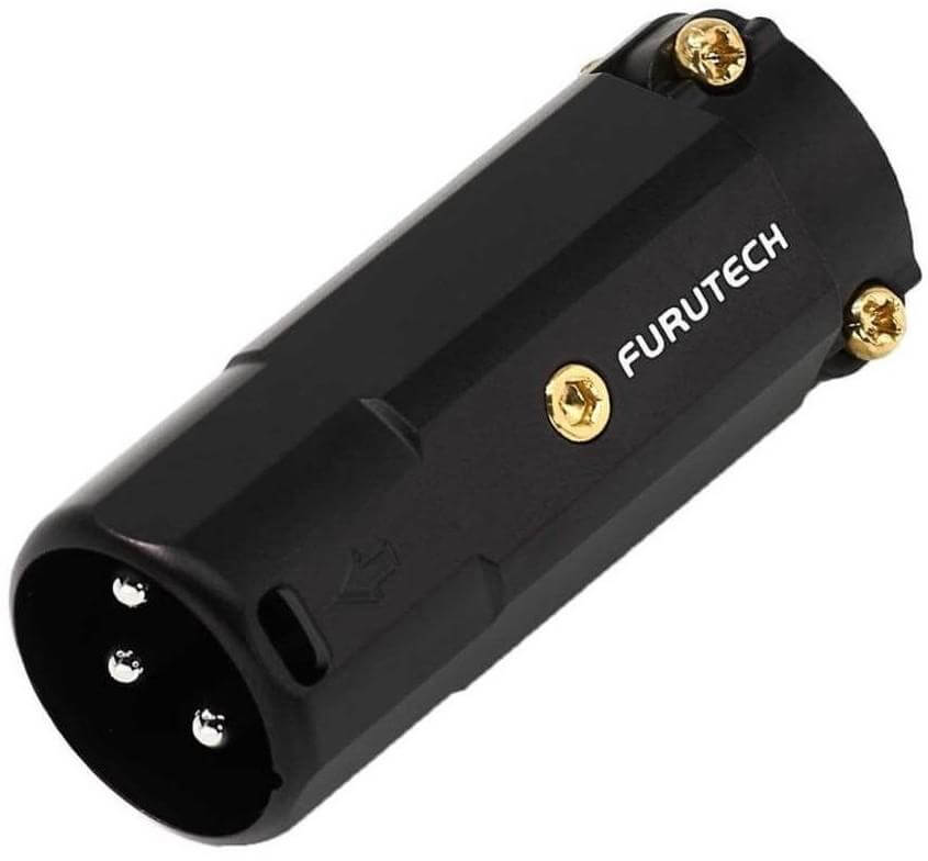 Furutech FP-601M-N1 (G) High Peformance Male 3-Pin XLR Plug (each)
