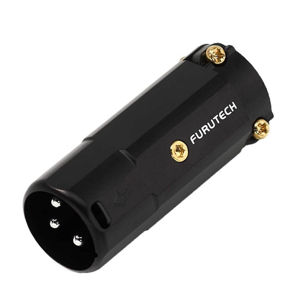Furutech FP-601M-N1 (G) High Peformance Male 3-Pin XLR Plug (each)