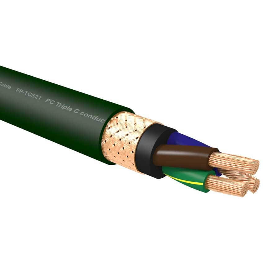 Furutech FP-TCS21 High Performance Triple-C Forged (14 AWG) Power Cable (per metre)