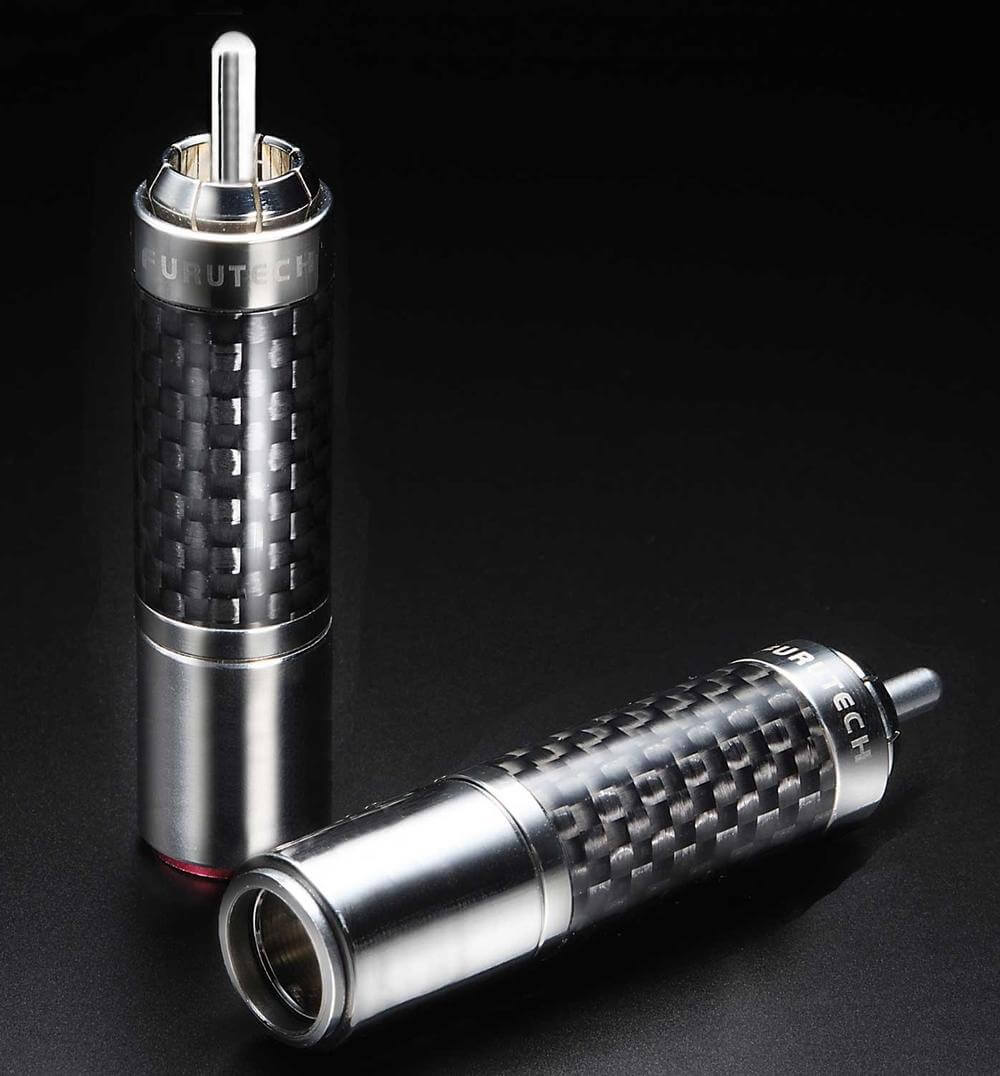 Furutech CF-102(R) Carbon Fibre Series RCA Connector (set of 2)