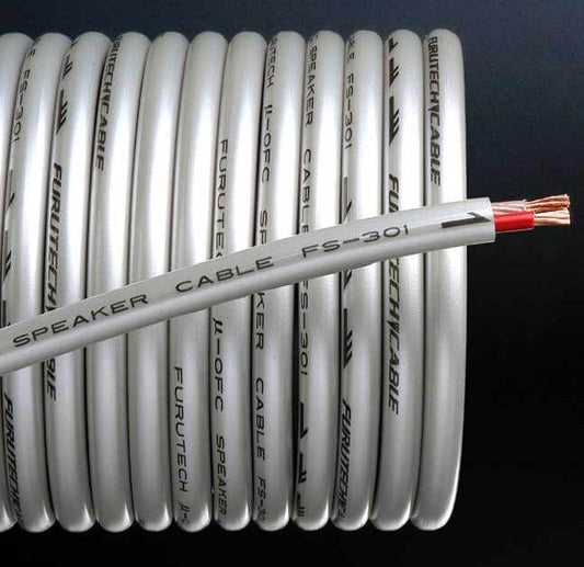 Furutech FS-301 Audio Grade μ-OFC (14AWG) Speaker Cable - Per Metre or Roll