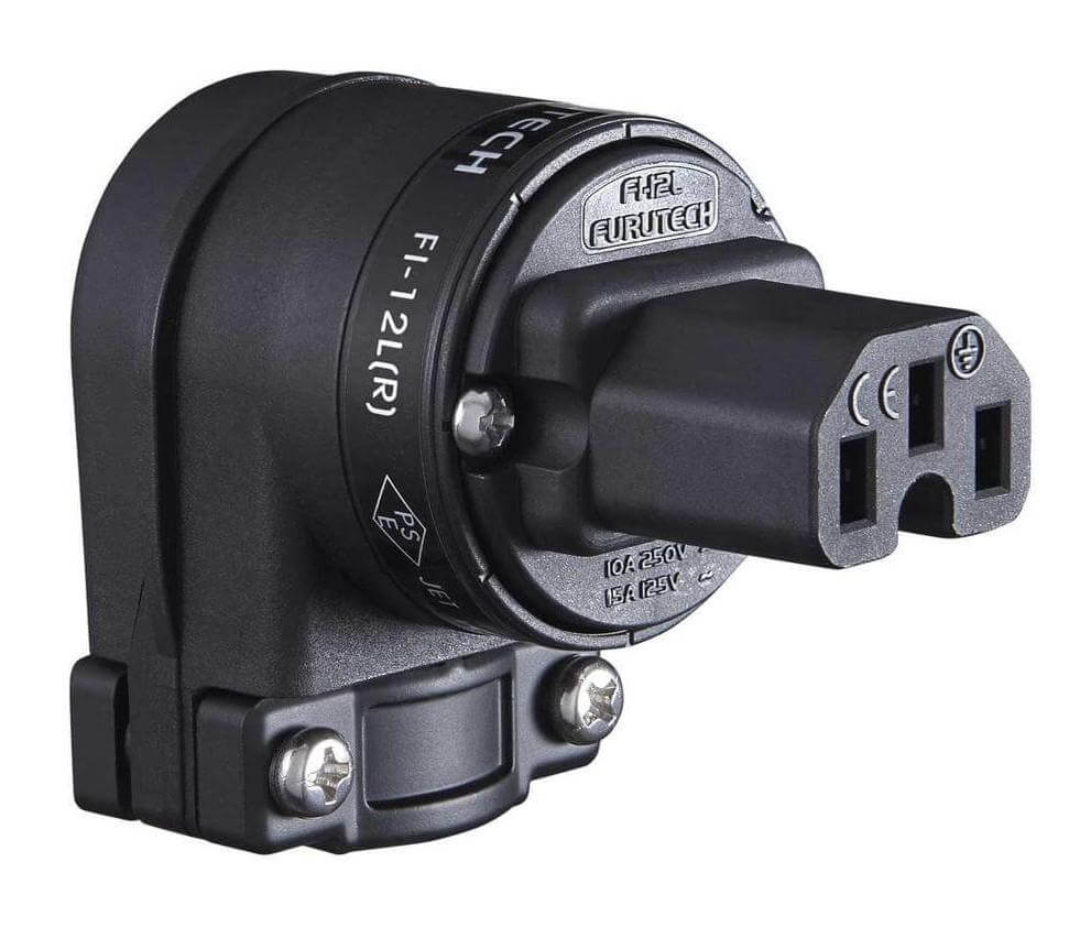 Furutech FI-12L(R) Peformance C15 IEC Right Angle Connector (each)