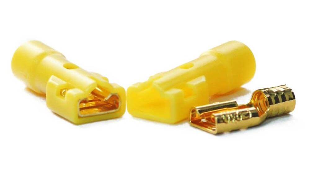 Furutech FT-210(G) Pure Copper Insulated Disconnect Terminals (pack of 10)