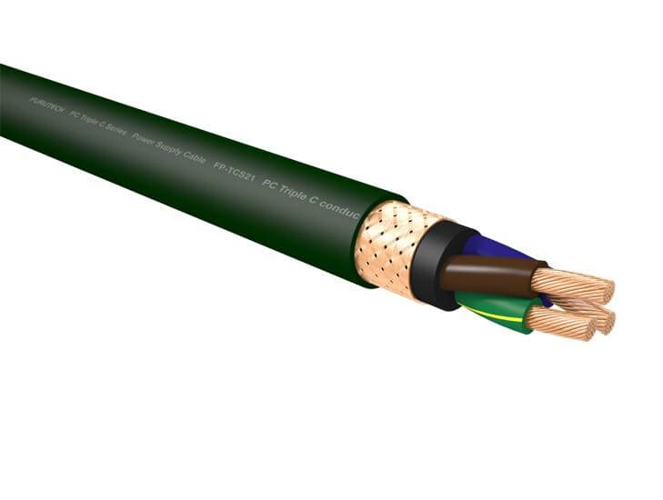 Furutech FP-TCS21 High Performance Triple-C Forged (14 AWG) Power Cable (per metre)