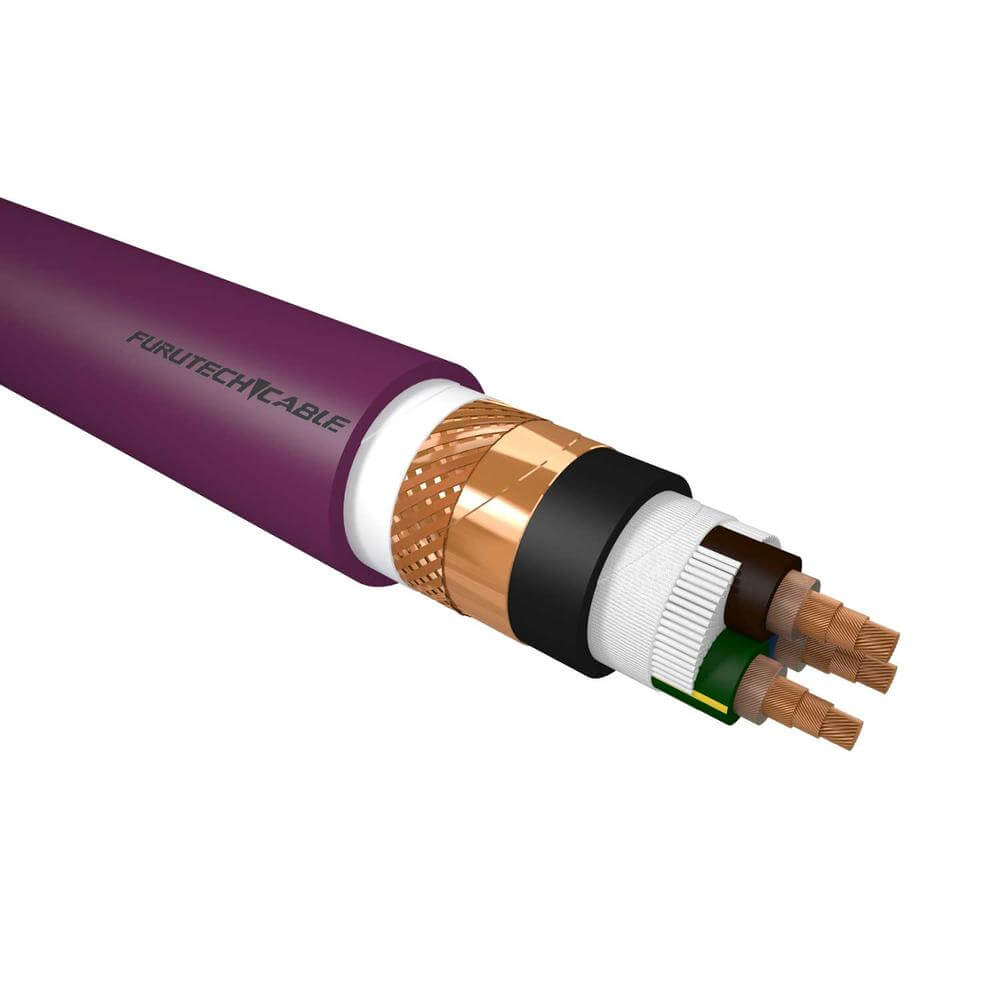 Furutech DPS-4.1 Reference α-OCC/α-DUCC (11 AWG) Power Cable - Per Metre