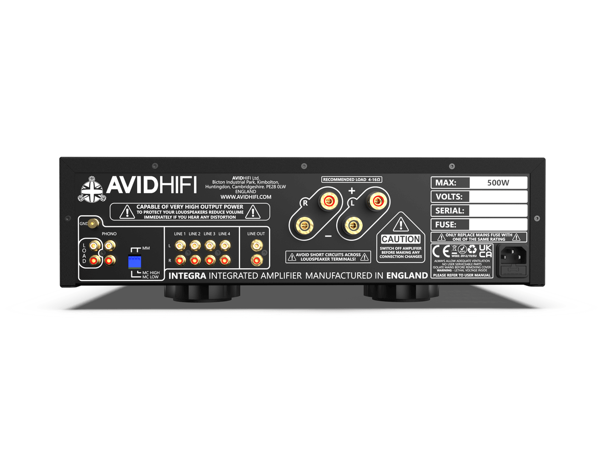 AVID INTEGRA™ Integrated Amplifier - Black or Silver