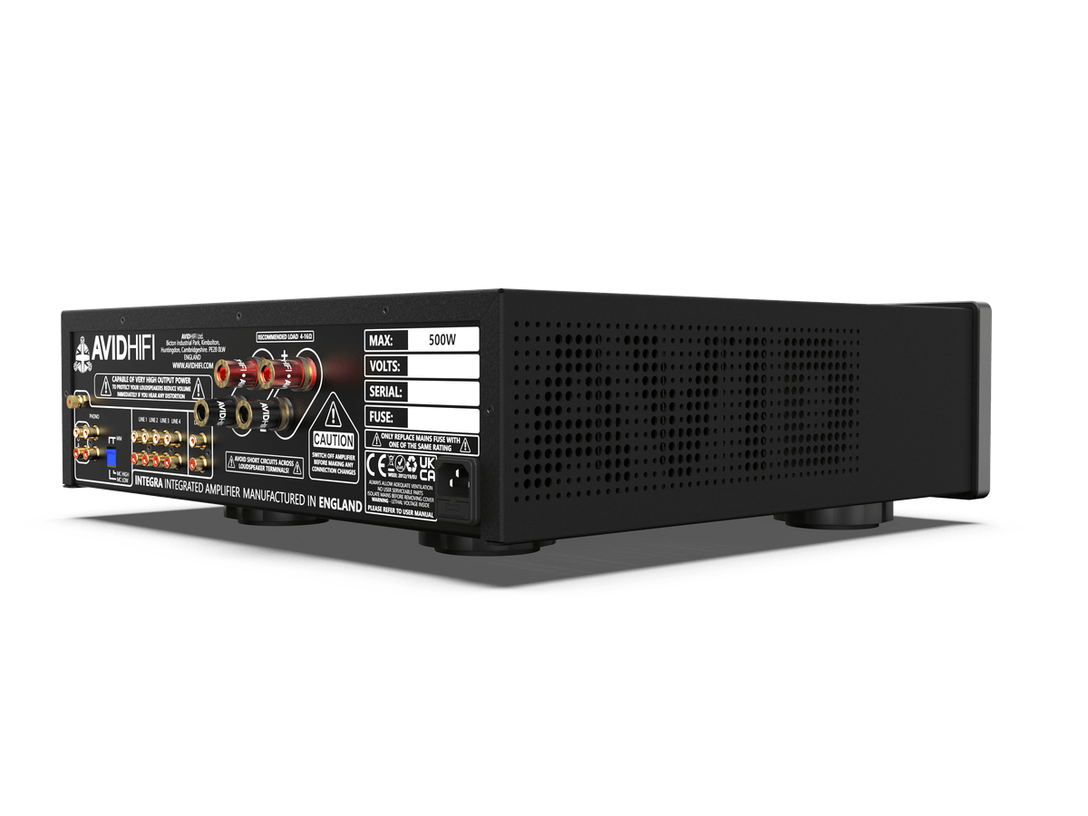 AVID INTEGRA™ Integrated Amplifier - Black or Silver