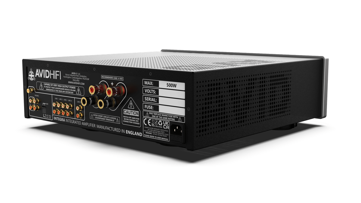 AVID INTEGRA™ Integrated Amplifier - Black or Silver