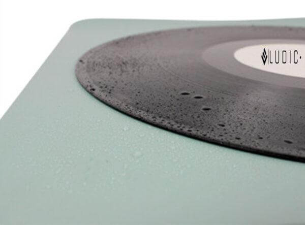 Ludic Vinyl Cleaning Pad – Mint Green PU Protective Mat