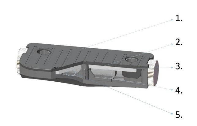 Furutech NCF Booster - Cradle Flat (cable support for NCF booster-signal)