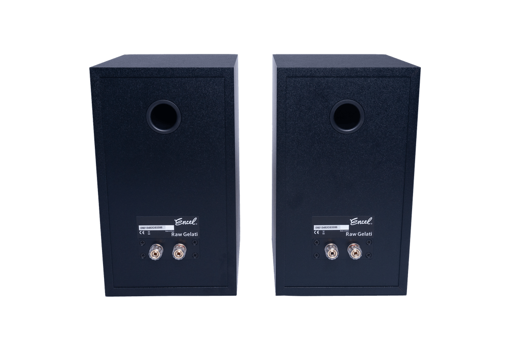Encel Raw Gelati Bookshelf Speakers (no grille)