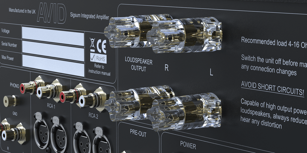 AVID SIGSUM™ Integrated Amplifier - Black or Silver