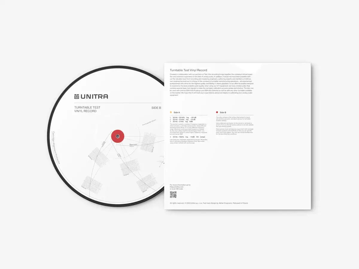 Unitra WT-1 Turntable Test Vinyl Record - Standard Edition