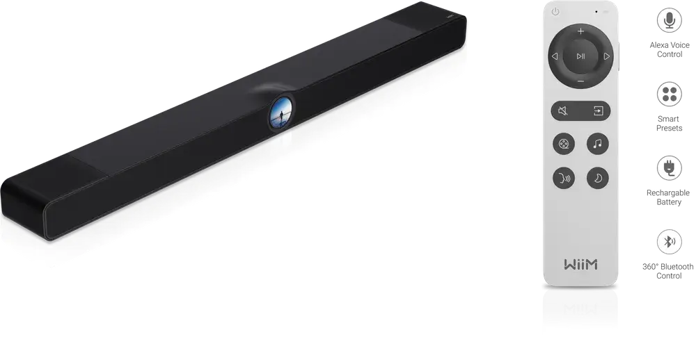 WiiM Bar 3.0.2 Dolby Atmos Soundbar - 5.1.2 Expandability