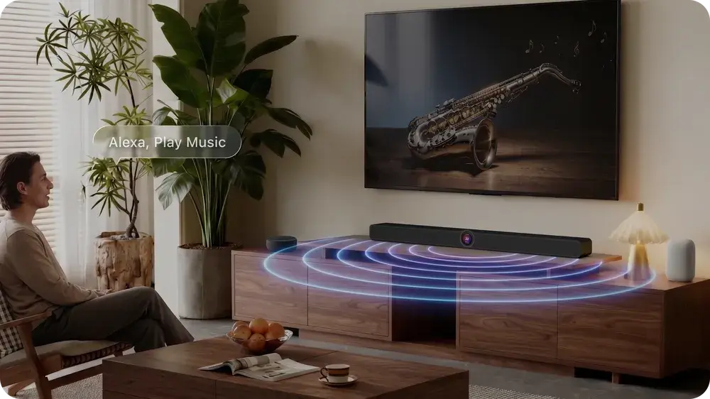 WiiM Bar 3.0.2 Dolby Atmos Soundbar - 5.1.2 Expandability