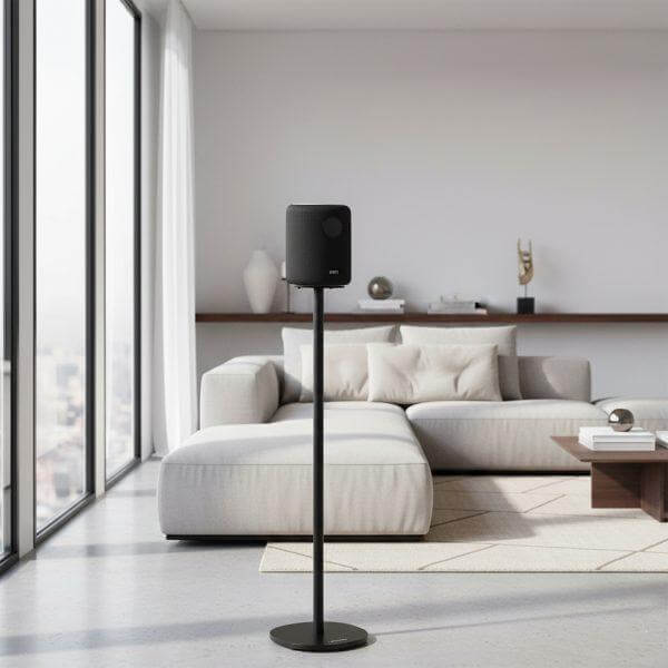 WiiM Sound Smart Speaker Floor Stand By Norstone Single